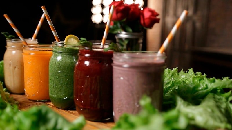 Fresh juice with protein